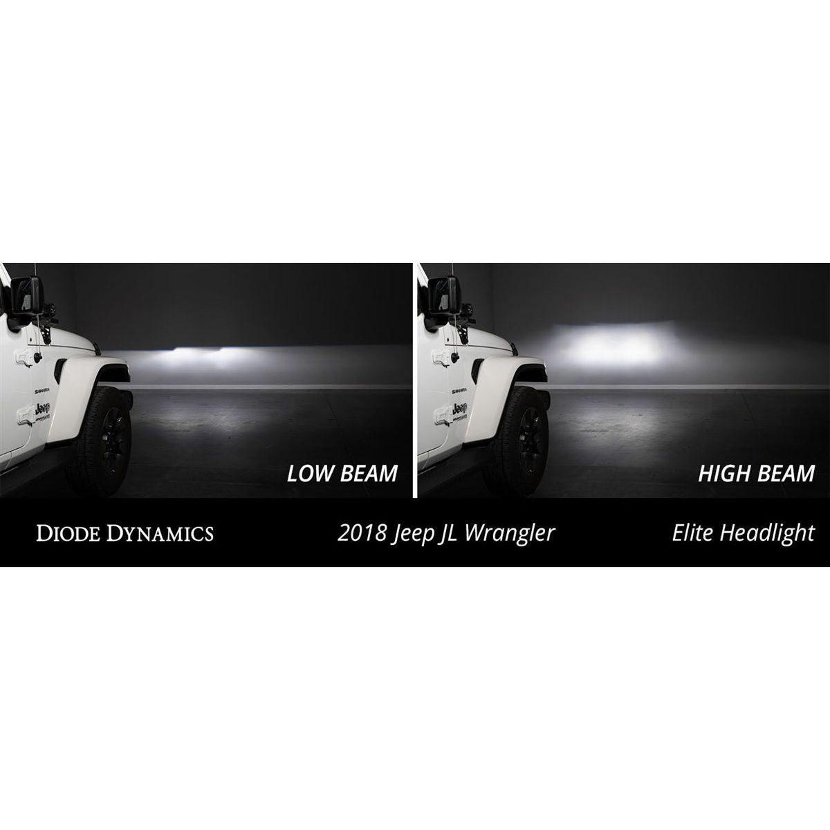Diode Dynamics Elite LED Headlights for 2018-C Jeep JL Wrangler DD5166
