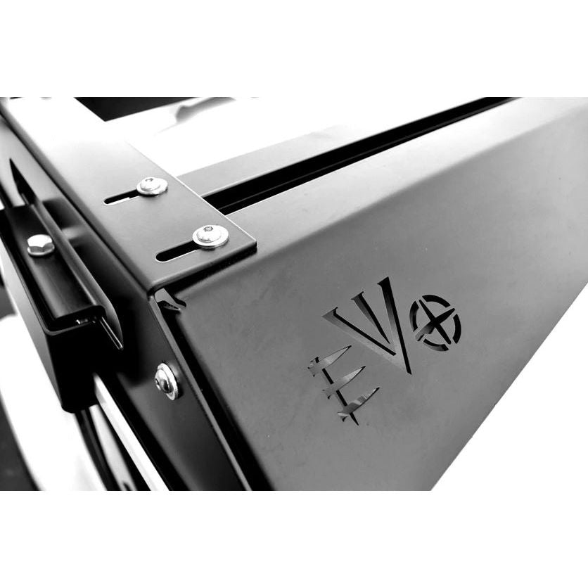 EVO Manufacturing Trail Roof Rack Bare Steel for 2018-C Jeep Wrangler JLU 4 Door Models EVO-3038