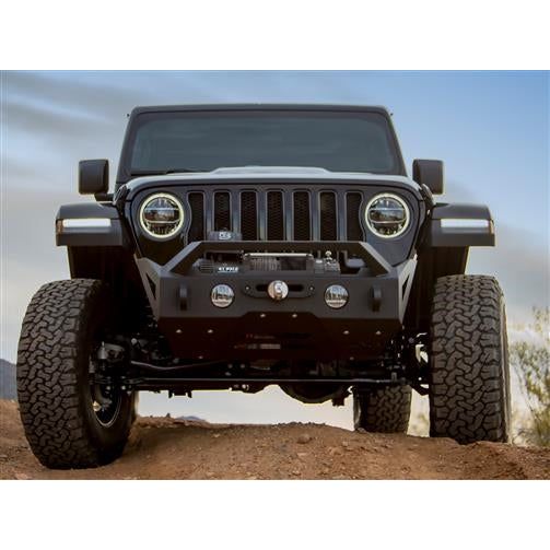 Magnum by Raptor Series Standard Series Front Stubby Bumper for 18-C Jeep Wrangler JL - Gladiator JT FBM22JPN-RT