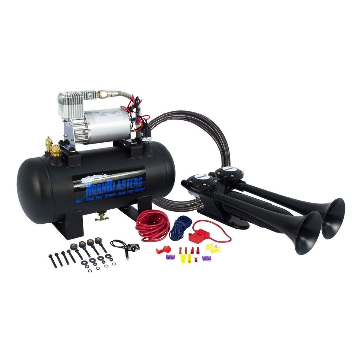HornBlasters Super Echo 127H Air Horn Kit HK-D2K-127H