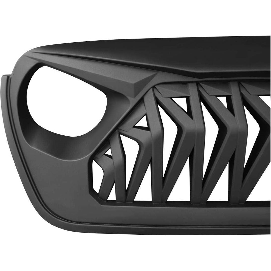 NVE Off Road Shark Grille for 2019-Current Jeep Wrangler JL-JLU and Gladiator JT JL-1010