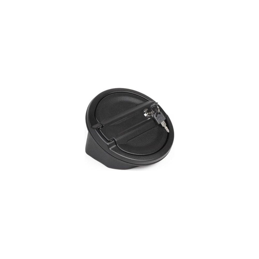 Black Fuel Door Cover Gas Tank Cap with Lock Exterior for 18-C Jeep Wrangler JL & Gladiator JT