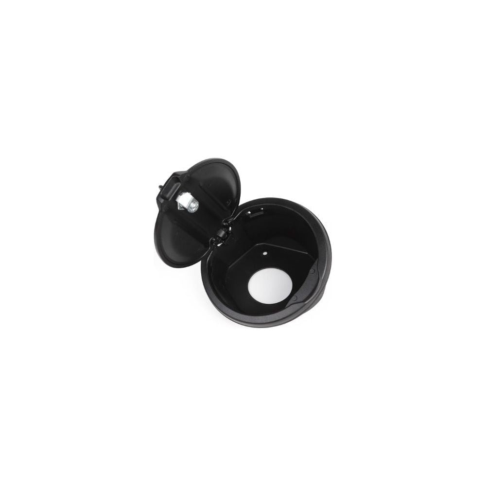 Black Fuel Door Cover Gas Tank Cap with Lock Exterior for 18-C Jeep Wrangler JL & Gladiator JT JL1030