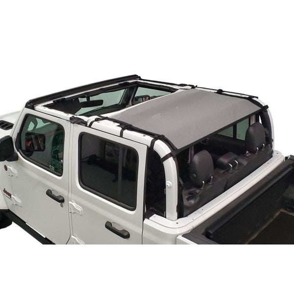 Dirtydog 4X4 Sun Screen Rear only for Jeep JT 4 Door (Select your color)