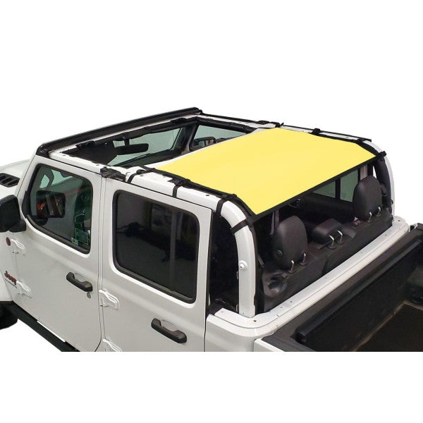 Dirtydog 4X4 Sun Screen Rear only for Jeep JT 4 Door (Select your color)