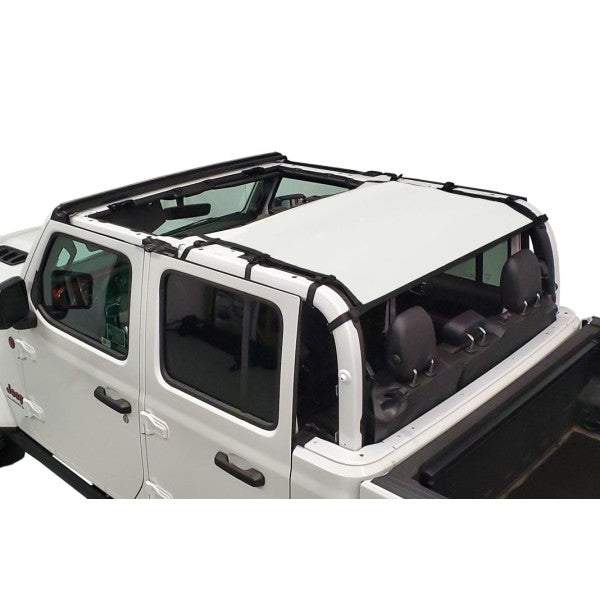 Dirtydog 4X4 Sun Screen Rear only for Jeep JT 4 Door (Select your color)