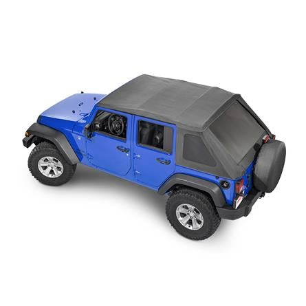 TrailFX Slant Back Top for 2007-2018 Jeep Wrangler JK 4 Door JTSB03