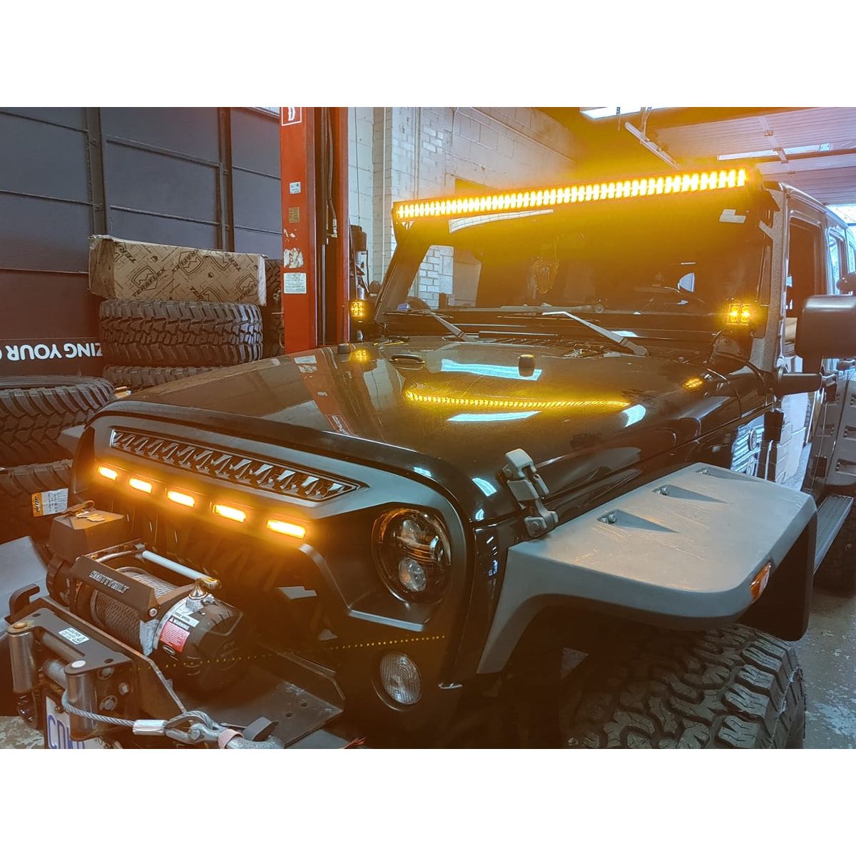 NVE Carbon Black LED Light Bar 52