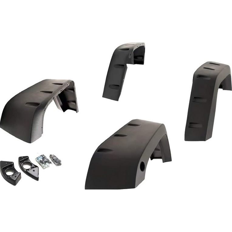 TrailFX Fender Flares (Textured Black) - Set of 4 - for 2007-2018 Jeep Wrangler JK PFFJ3002T