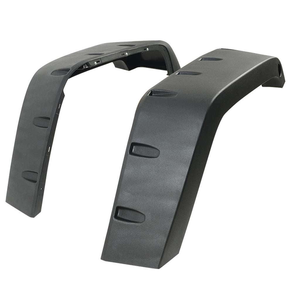 TrailFX Fender Flares (Textured Black) - Set of 4 - for 2007-2018 Jeep Wrangler JK PFFJ3002T