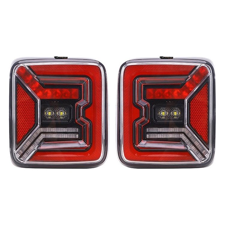 Quake LED Tech LED Tail Lights for 18-C Jeep Wrangler JL QTE347