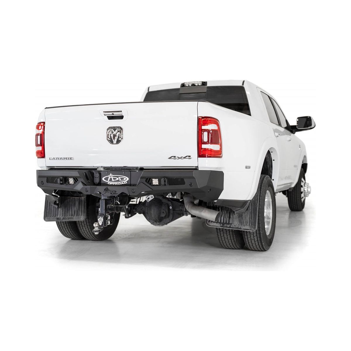 Addictive Desert Designs Bomber HD Rear Bumper with Sensors (Black) for 19-Current Ram 2500-3500 R560051280103