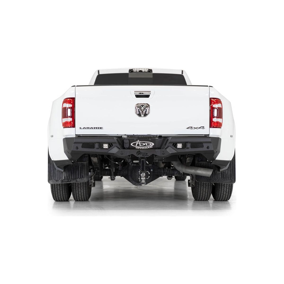 Addictive Desert Designs Bomber HD Rear Bumper with Sensors (Black) for 19-Current Ram 2500-3500 R560051280103