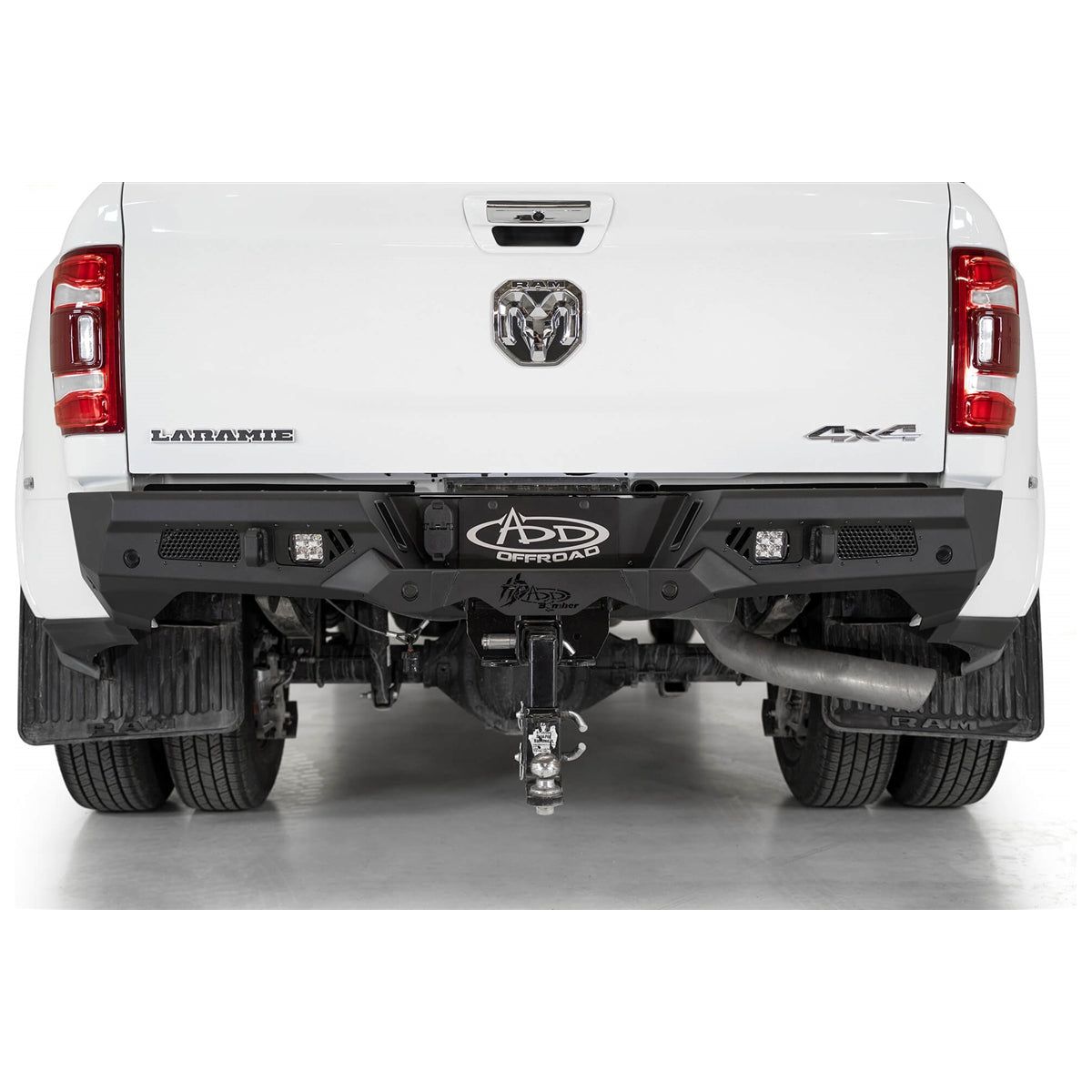 Addictive Desert Designs Bomber HD Rear Bumper with Sensors (Black) for 19-Current Ram 2500-3500 R560051280103