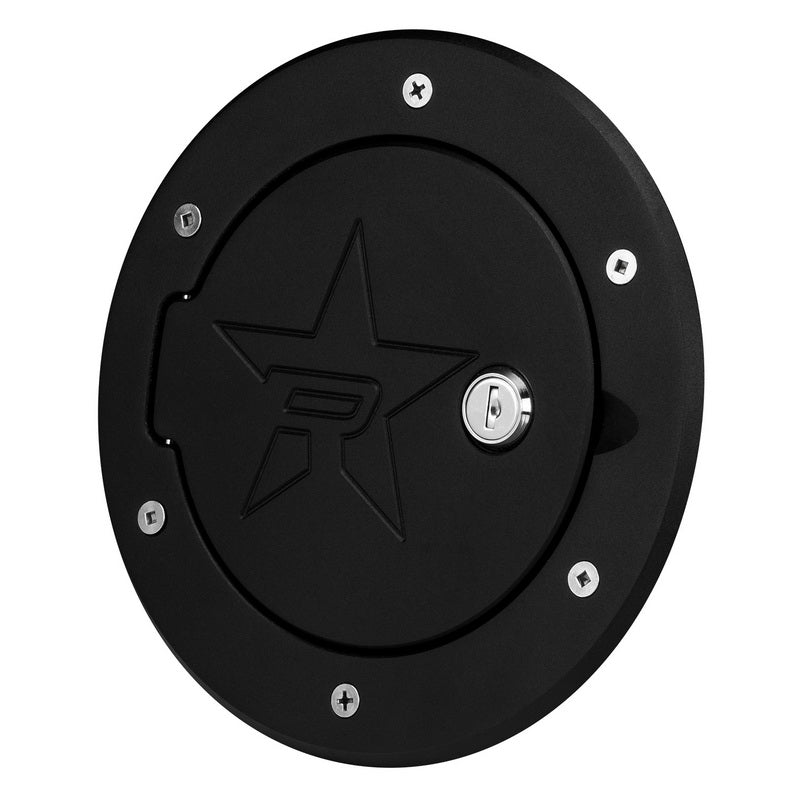 RBP - Rolling Big Power Locking Fuel Door (Black) for 18+ Jeep Wrangler JL RBP-6034KL-RX2