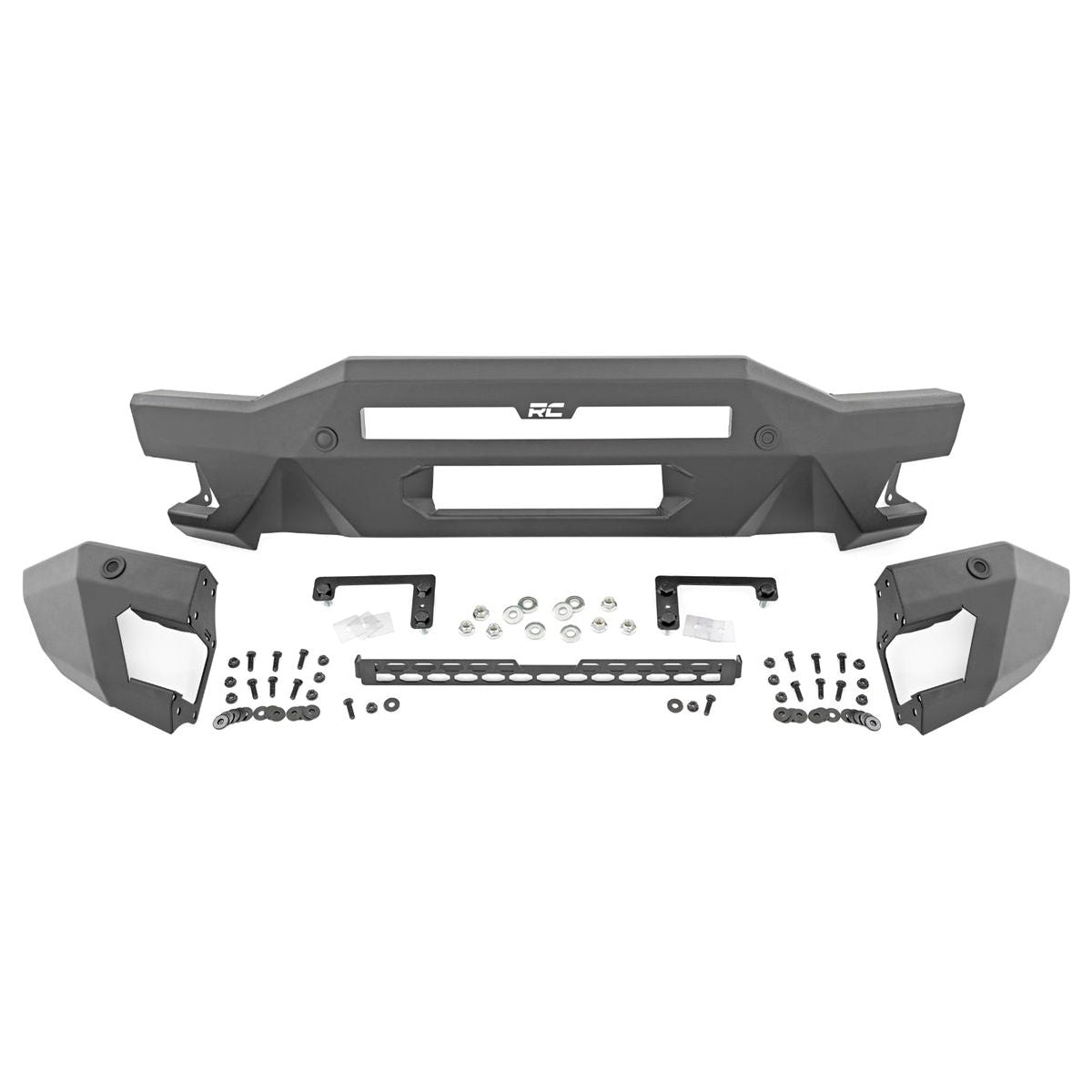 Rough Country Front Bumper Modular Full Wings  for 2021-C Ford Bronco