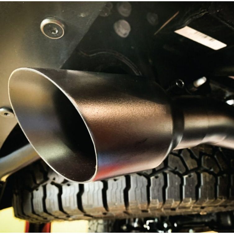 MBRP 2.5" Cat Back Dual Rear Exit (Black Coated) for 2020-C Jeep Gladiator 3.6L S5538BLK