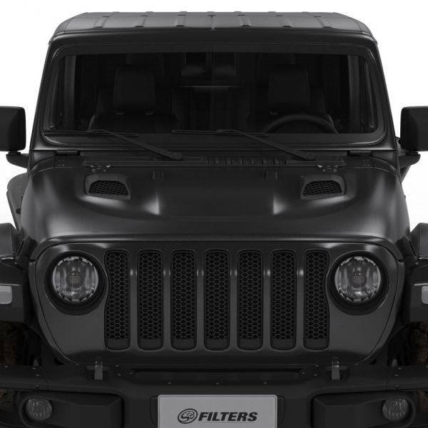 S&B Air Hood Scoops for 2018-C Jeep JL Rubicon - Gladiator (SCOOPS ONLY) SNBAS-1015