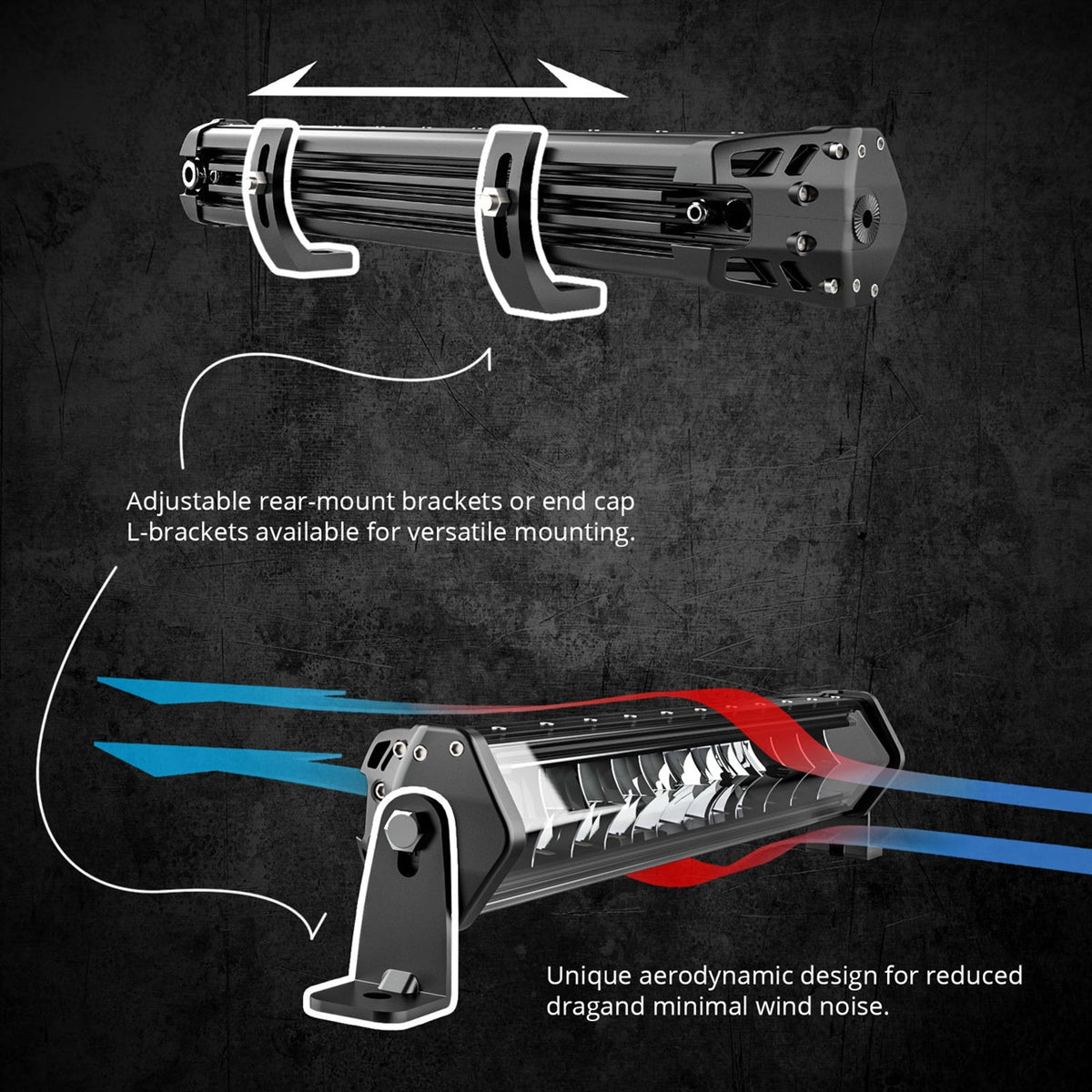 XK Glow SAR 90 Degree 1PC Search & Rescue Light Bar Kit (1x20" Bar + Controller) XK-SAR90-1
