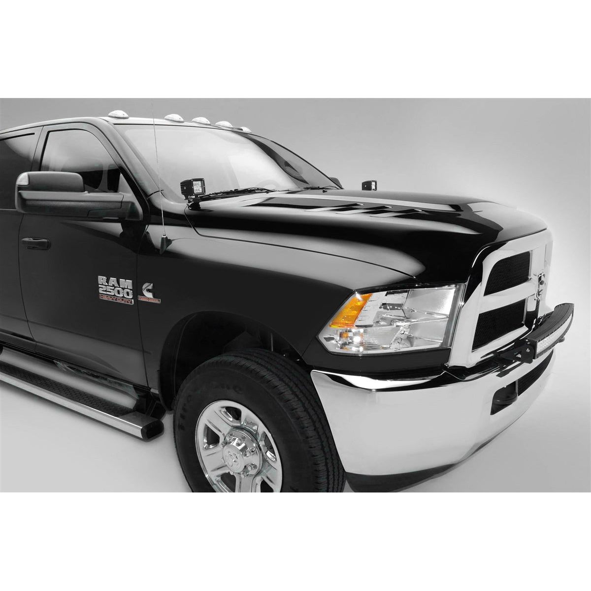 ZRoadZ Hood Hinge LED Bracket to mount (2) 3" LED Pod Lights (Ram 1500 2013-2018) Z364521