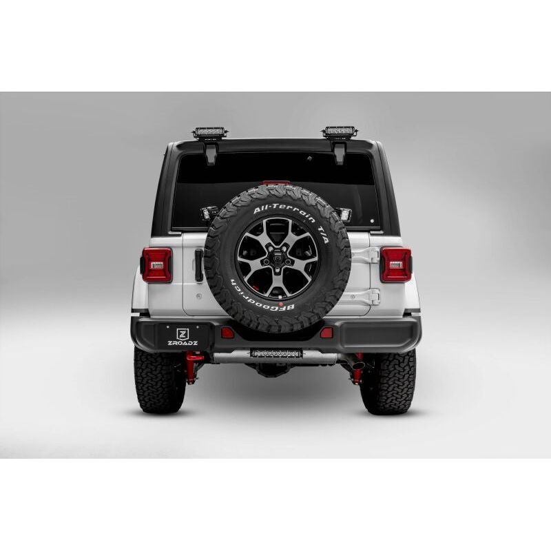 ZRoadZ Rear Window Hatch Hinges LED Mounting Kit with two 6" LED Lights for 2018-C JL Z394941-KIT
