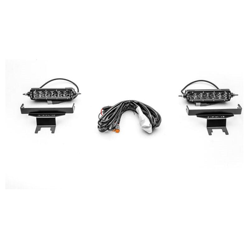 ZRoadZ Rear Window Hatch Hinges LED Mounting Kit with two 6" LED Lights for 2018-C JL Z394941-KIT