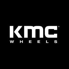 KMC WHEELS logo on a black background, highlighting bold styling and durability for trucks and SUVs.