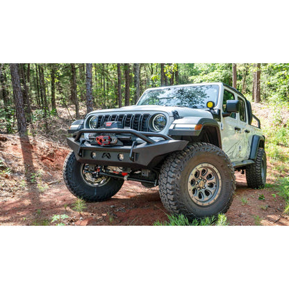 Fab Fours | Lifestyle 3/4th Winch Bumper 2018-25 Jeep JL & JT |  JL24-B5051-1 + JL24-B5052-1