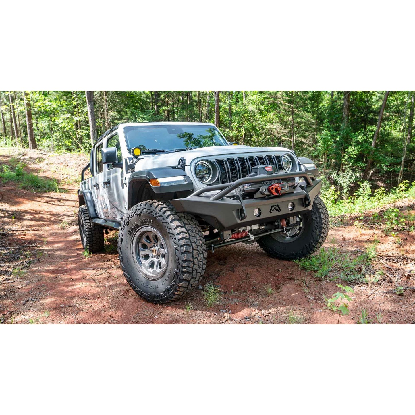 Fab Fours | Lifestyle 3/4th Winch Bumper 2018-25 Jeep JL & JT |  JL24-B5051-1 + JL24-B5052-1