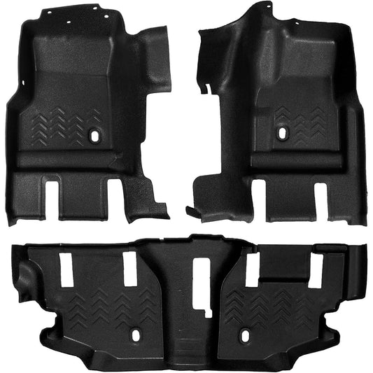 Armorlite 98-06 WRANGLER TJ 2DR FRONT & REAR FLOORING MESA SMOKE B1016046-BLK1-AA