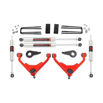 Rough Country M1 Monotube 3 Inch Lift Kit I 85940RED
