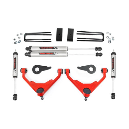 Rough Country V2 Monotube 3 Inch Lift Kit I 859870RED