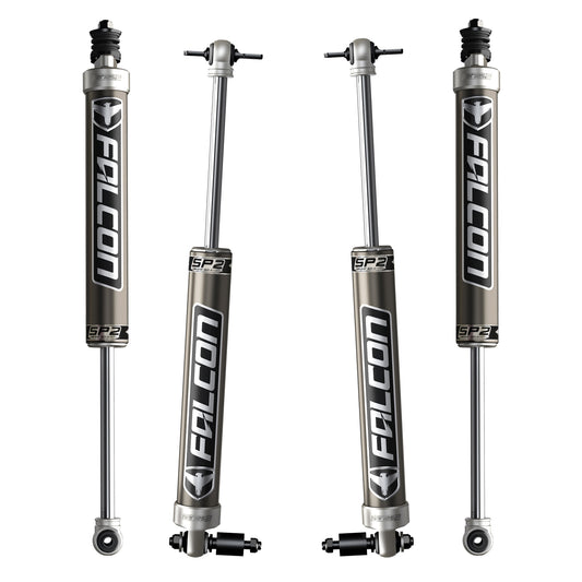 FALCON SHOCKS | 07-18 Jeep Wrangler JK 2 Door SP2 2.1 Monotube Shock Kit 4-6 Inch Lift Falcon Shocks | 02-02-21-400-406