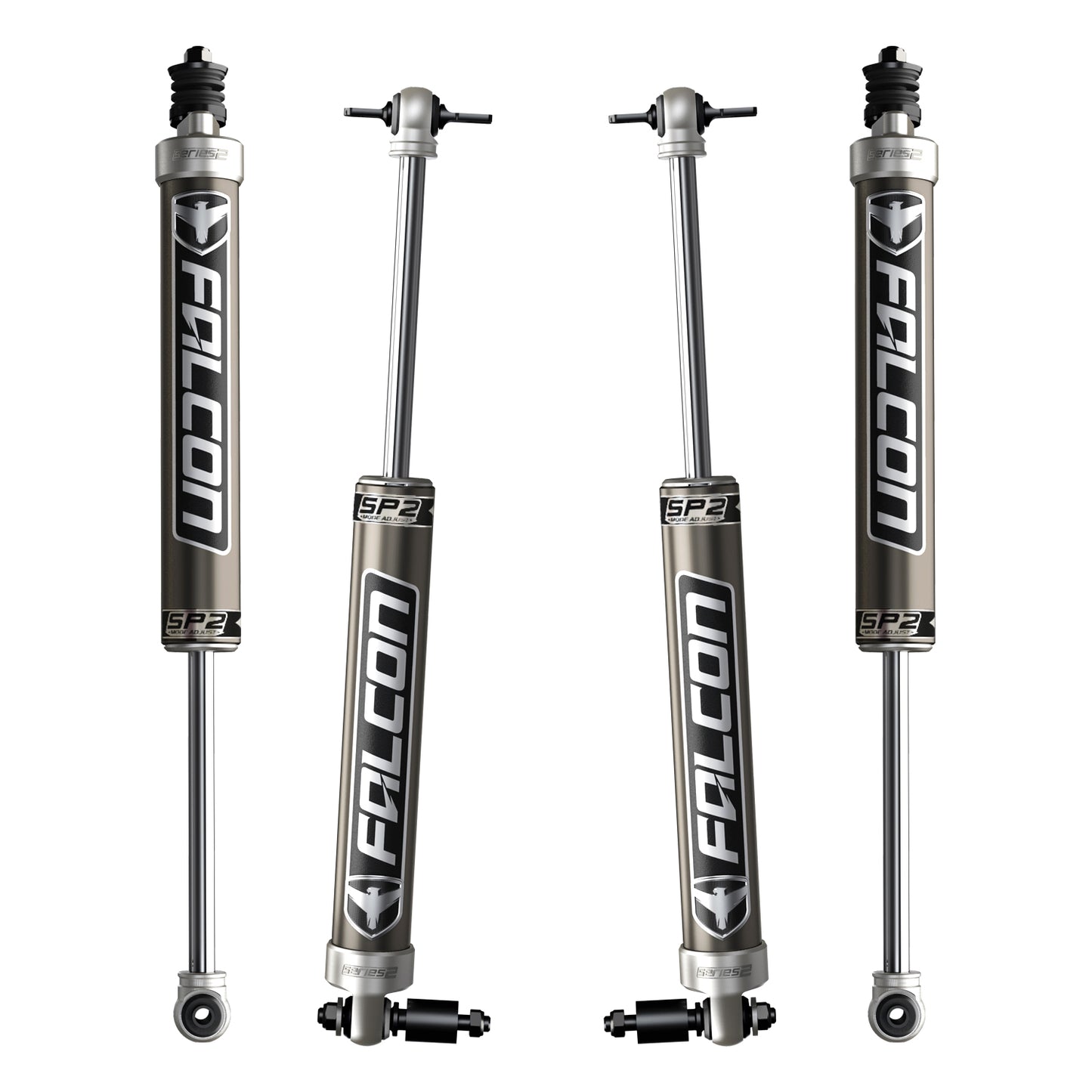 FALCON SHOCKS | 07-18 Jeep Wrangler JK 4 Door SP2 2.1 Monotube Shock Kit 3-3.5 Inch Lift Falcon Shocks | 03-02-21-400-253