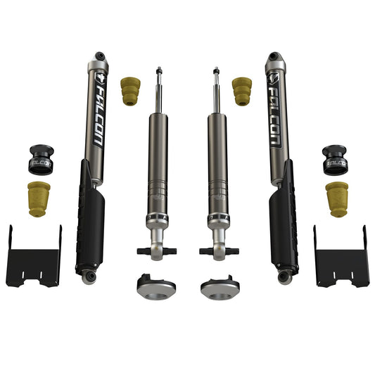 FALCON SHOCKS | 2015+ Ford F-150 2.25 Inch Sport Shock Leveling System Falcon Shocks | 05-04-21-400-002
