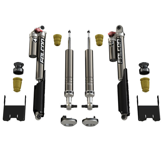 FALCON SHOCKS | 2015+ Ford F-150 2.25 Inch Sport Tow/Haul Shock Leveling System Falcon Shocks | 05-04-32-400-002