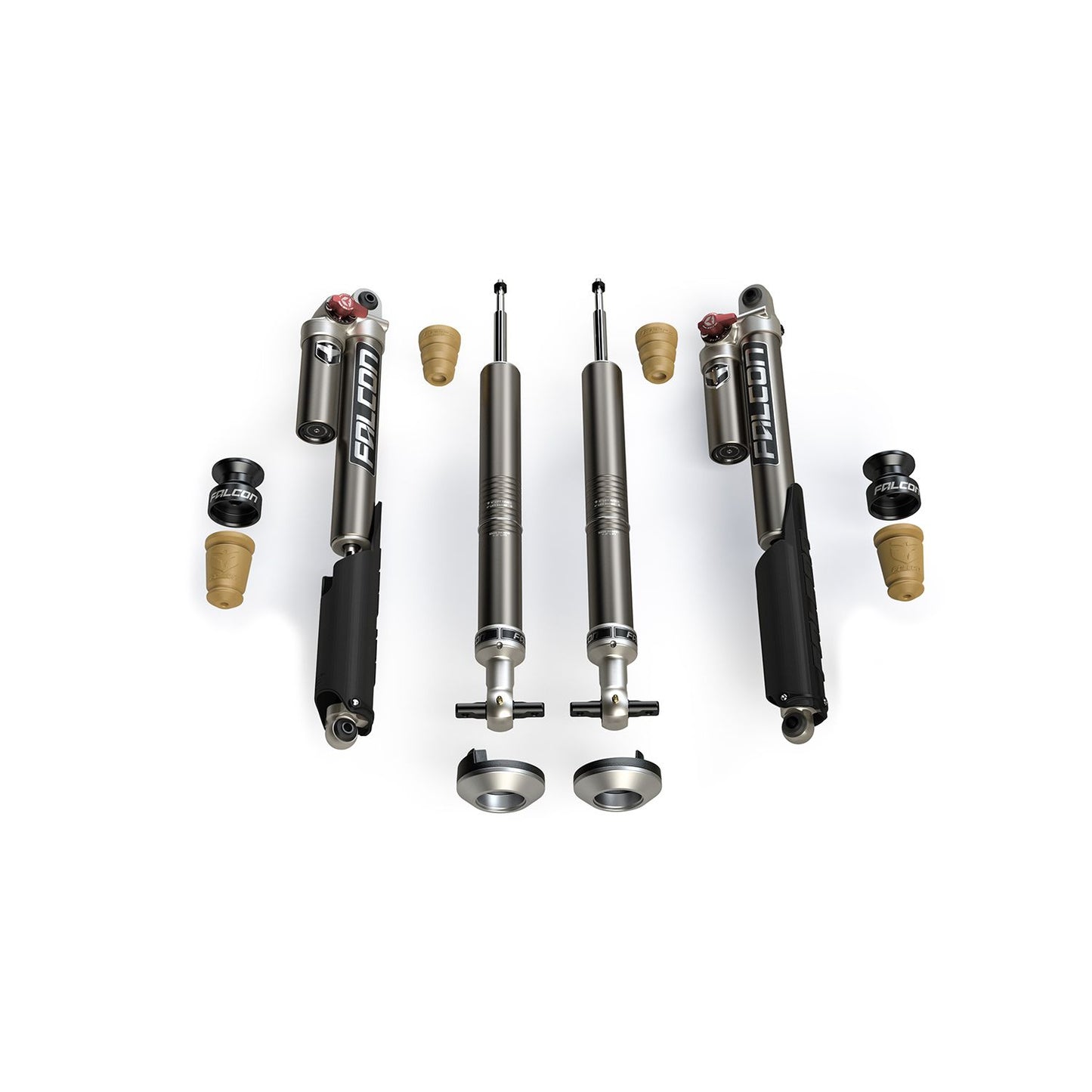 FALCON SHOCKS | 2015+ Ford F-150 Sport Tow/Haul Shock Level System 4-6 Inch Lift Falcon Shocks | 05-04-32-400-406