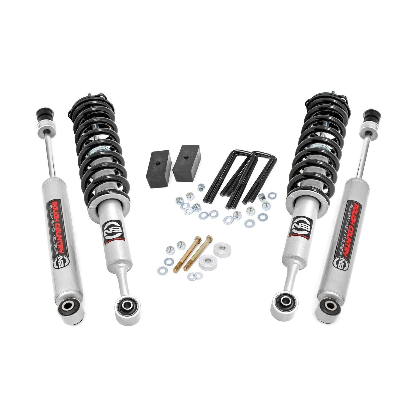 Rough Country M1 Struts w/M1 Rear Shocks 3 Inch Lift Kit I 74540