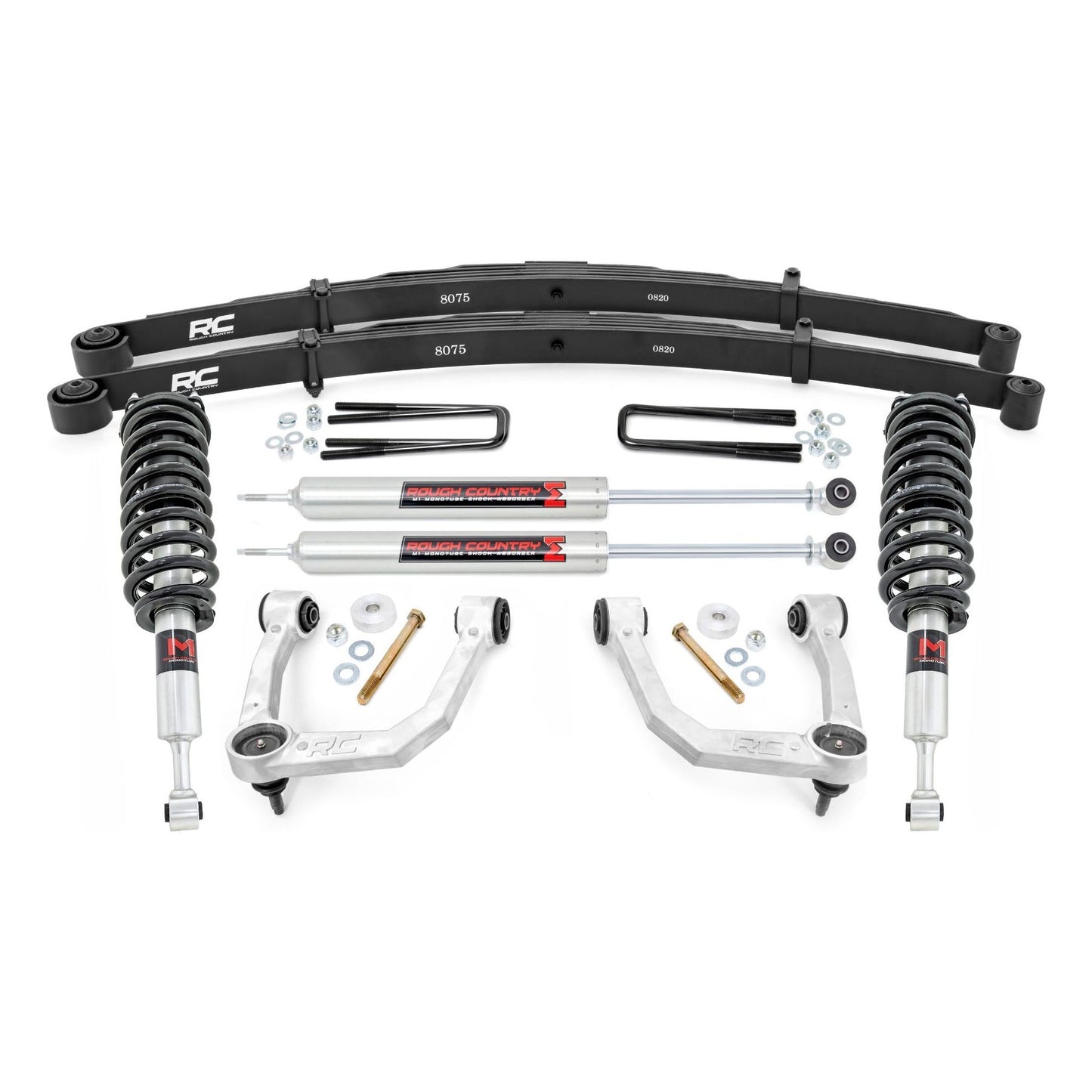 Rough Country M1 Struts w/M1 Rear Shocks 3.5 Inch Lift Kit I 74241