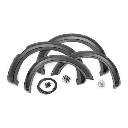 Rough Country Flat Black Pocket Fender Flares I F-N101705A