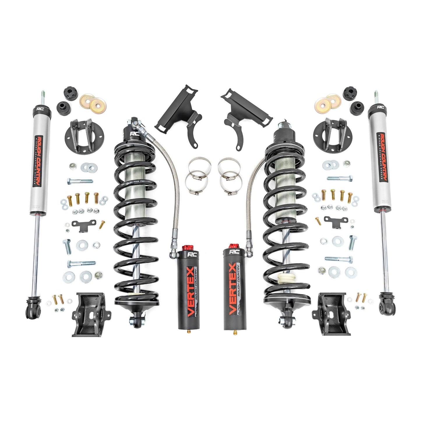 ROUGH COUNTRY 3 Inch Coilover Conversion Upgrade Kit | Gas | Ford F-250/F-350 Super Duty (05-22) | 50014