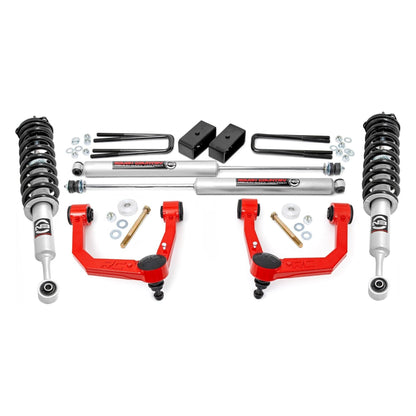 Rough Country N3 Struts w/N3 Rear Shocks 3.5 Inch Lift Kit I 74231RED