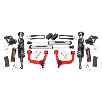 Rough Country Vertex Coilovers w/V2 Rear Shocks 3.5 Inch Lift Kit I 74257RED