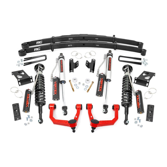 Rough Country Vertex Coilovers w/Vertex Shocks 3.5 Inch Lift Kit I 74252RED