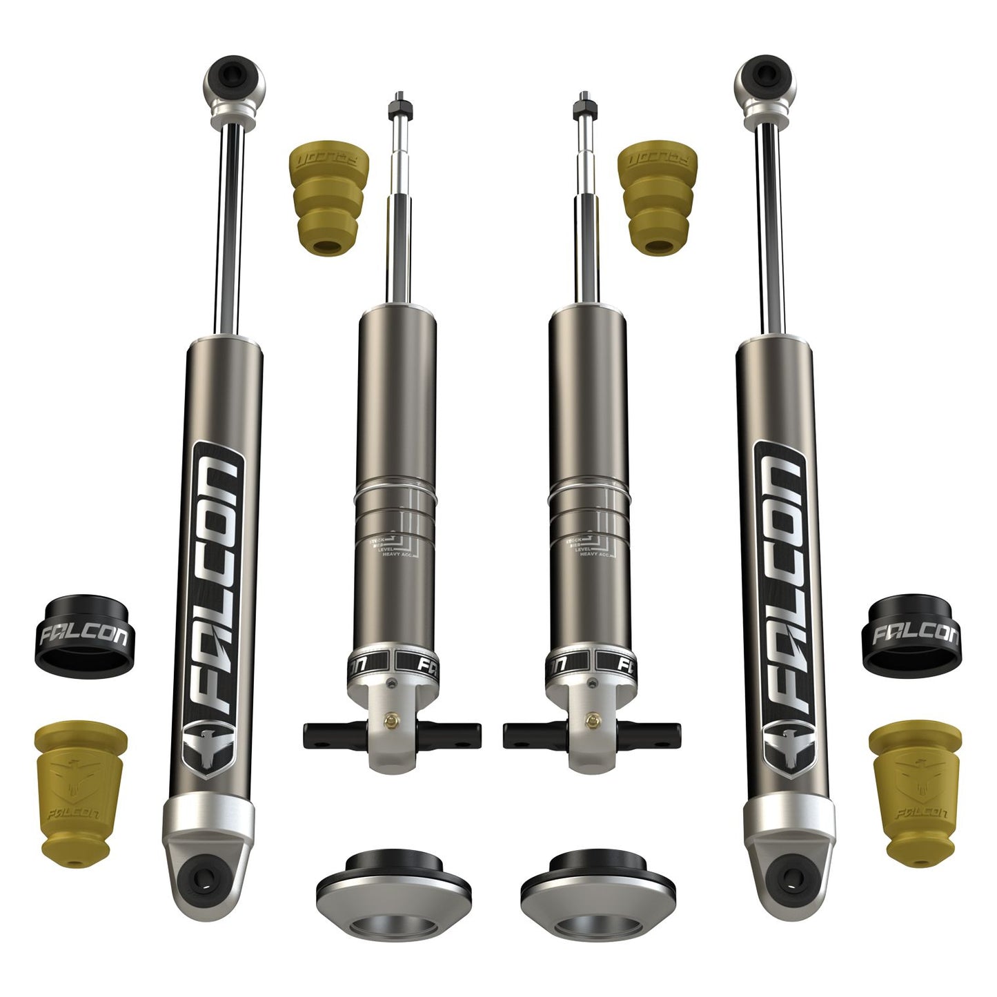 FALCON SHOCKS | 2014-18 Silverado/Sierra 1500 2.25 Inch Sport Shock Leveling System Falcon Shocks | 07-04-21-400-002
