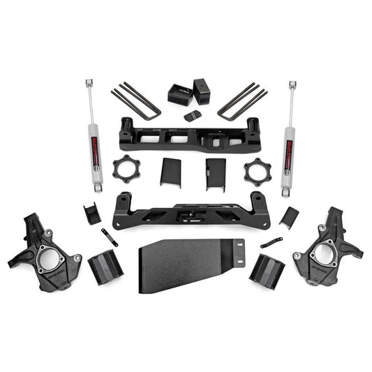 ROUGH COUNTRY 5 Inch Lift Kit | Chevy Silverado & GMC Sierra 1500 4WD (2007-2013) | 26230