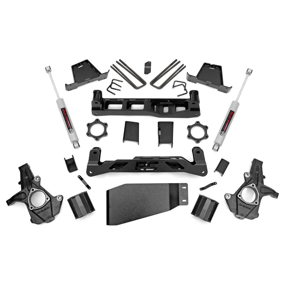 Rough Country M1 Struts w/M1 Rear Shocks 6 Inch Lift Kit I 23640