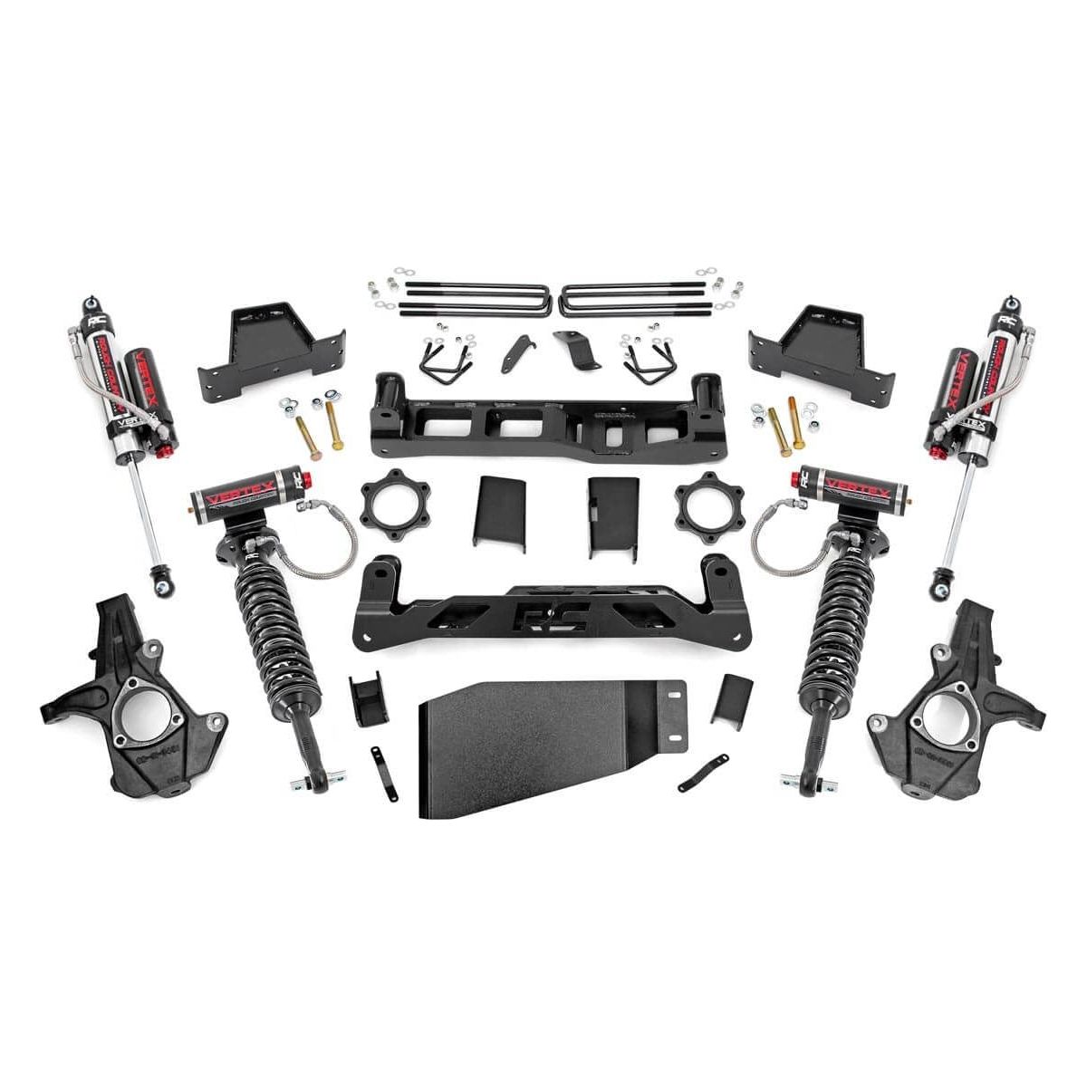 Rough Country Vertex Coilovers w/Vertex Shocks 7.5 Inch Lift Kit I 26450