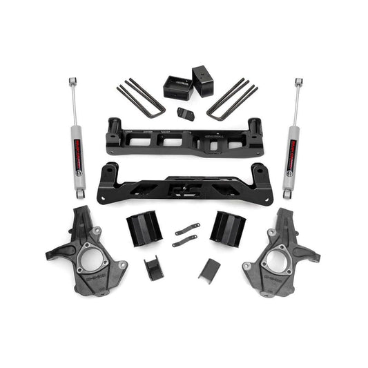 ROUGH COUNTRY 5 Inch Lift Kit | Chevy Silverado & GMC Sierra 1500 2WD (2007-2013) | 26130