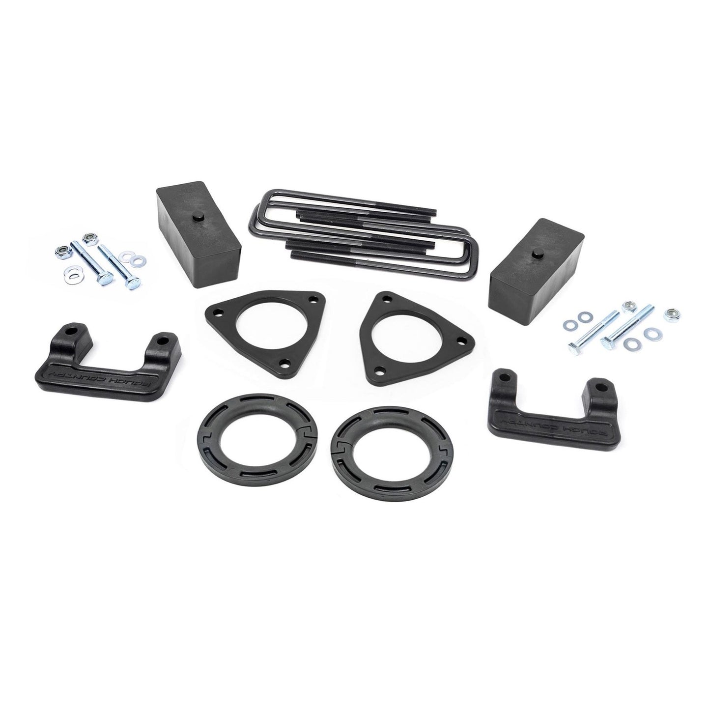 ROUGH COUNTRY 2.5 Inch Leveling Kit | Stamped Steel | Chevy/GMC Sierra 1500 (16-18)/Silverado 1500 (07-18)  | 1312